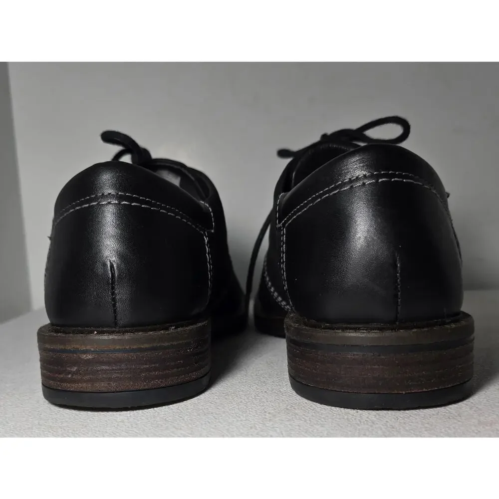 Naot Chief Oxford Shoes Black Nubuck Leather Mens 9.5/10 EU 43 Business Casual